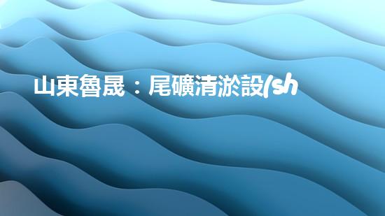 山東魯晟：尾礦清淤設(shè)備的領(lǐng)軍者，為何如此受追捧？